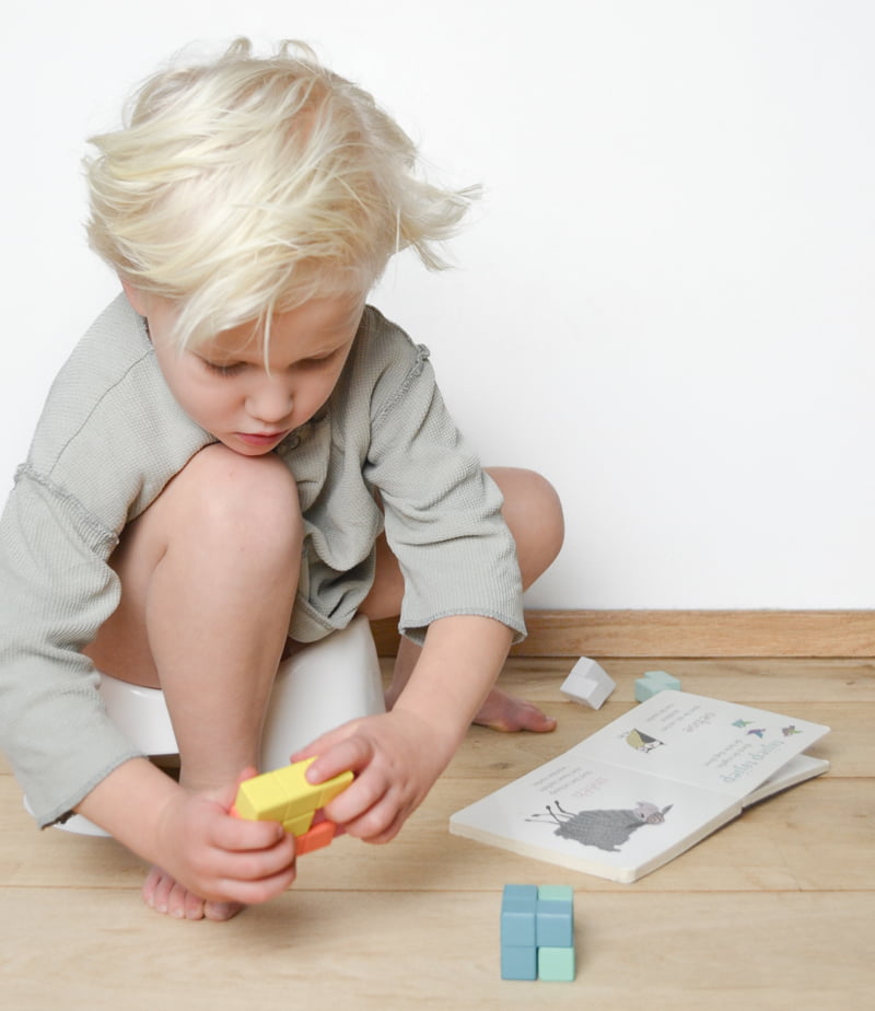 Eerder zindelijk met wasbare luiers
