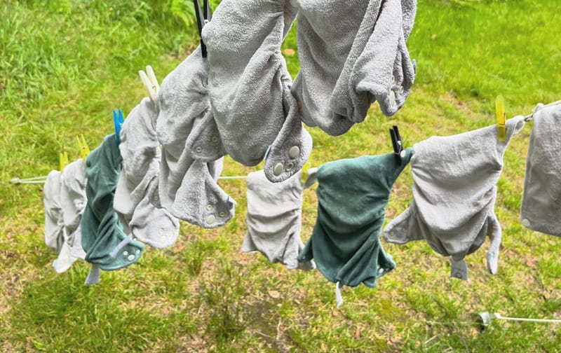 Wasbare luiers mee op vakantie