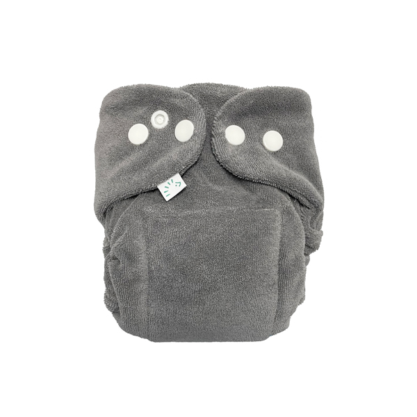 Popolini MiniSnap Donkergrijs