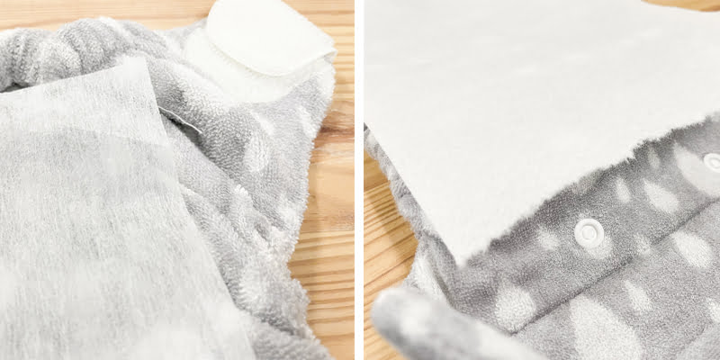 Viscose en papieren inlegvel