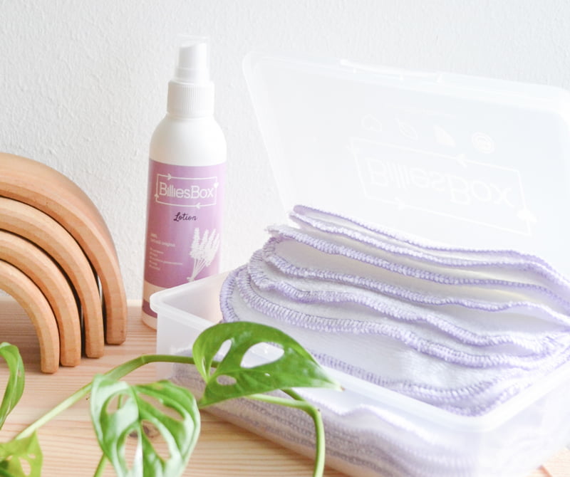 Wasbare billendoekjes duurzame babyuitzetlijst